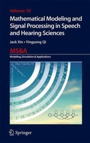 Tapa de Mathematical Modeling And Signal Processing In Speech And Hearing Sciences