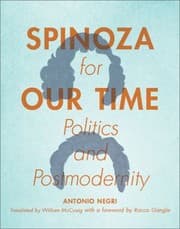 Tapa de Spinoza For Our Time Politics And Postmodernity