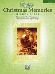 Tapa de Popular Christmas Memories 9 Intermediate Piano Arrangements Of The Seasons Most Popular Songs