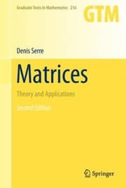 Tapa de Matrices Theory And Applications