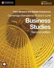 Tapa de Cambridge International As And A Level Business Studies Coursebook