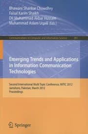 Tapa de Emerging Trends And Applications In Information Communication Technologies Second International Multi Topic Conference Imtic 2012 Jamshoro Pakistan March 2830 2012 Proceedings