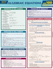 Tapa de Algebraic Equations Quizzer