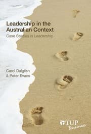 Tapa de Leadership In The Australian Context Case Studies In Leadership