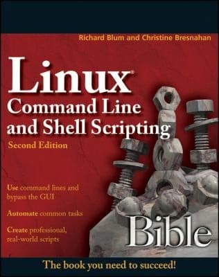 Tapa de Linux Command Line And Shell Scripting Bible