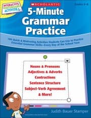 Tapa de 5 Minute Grammar Practice 280 Quick Motivating Activities Students Can Use To Practice Essential Grammar Skillsevery Day Of The School Year