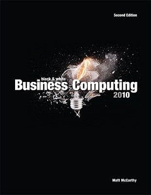 Tapa de Black  White Business Computing 2010