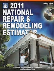 Tapa de 2011 National Repair Remodeling Estimator