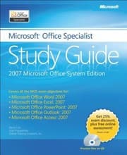 Tapa de The Microsoft Office Specialist Study Guide