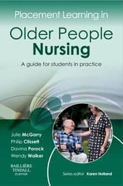 Tapa de Placement Learning In Older People Nursing A Guide For Students In Practice