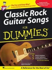 Tapa de Classic Rock Guitar Songs For Dummies