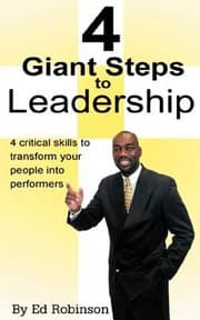 Tapa de 4 Giant Steps To Leadership 4 Critical Skills To Transform Your People Into Performers
