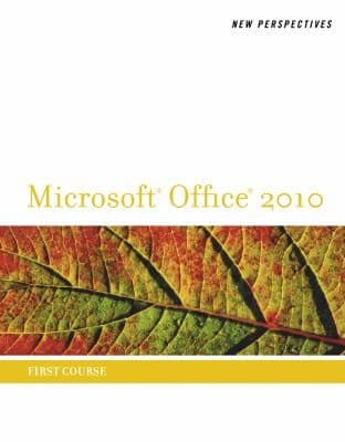 Tapa de New Perspectives On Microsoft Office 2010 First Course
