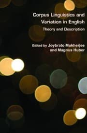 Tapa de Corpus Linguistics And Variation In English Theory And Description