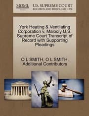 Tapa de York Heating Ventilating Corporation