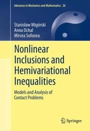 Tapa de Nonlinear Inclusions And Hemivariational Inequalities