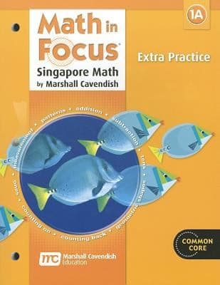Tapa de Math In Focus Singapore Math Extra Practice Book A Grade 1