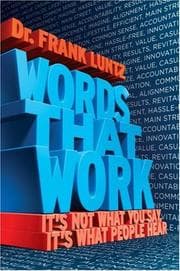Tapa de WORDS THAT WORK