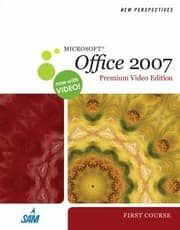 Tapa de New Perspectives On Microsoft Office 2007 First Course