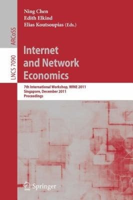 Tapa de Internet And Network Economics