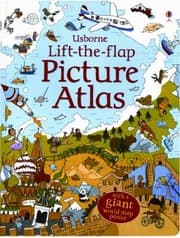 Tapa de Usborne Lifttheflap Picture Atlas