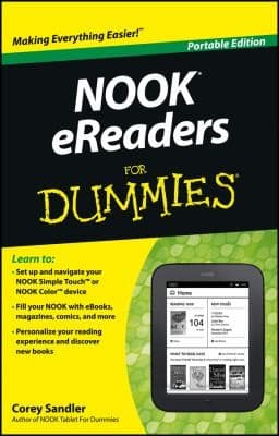 Tapa de Nook Ereaders For Dummies