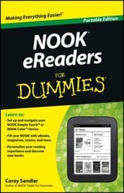 Tapa de Nook Ereaders For Dummies
