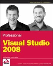 Tapa de Professional Visual Studio 2008