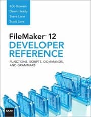 Tapa de Filemaker 12 Developer Reference Functions Scripts Commands And Grammars