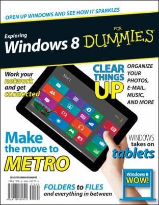 Tapa de Exploring Windows 8 For Dummies