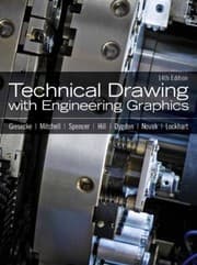 Tapa de Technical Drawing With Engineering Graphics