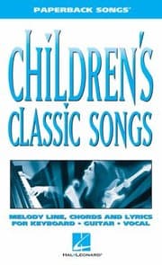 Tapa de Childrens Classic Songs Melody Line Chords And Lyrics For Keyboard Guitar Vocal