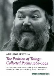 Tapa de The Position Of Things Collected Poems 19611992