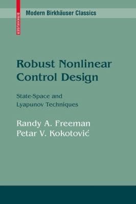 Tapa de Robust Nonlinear Control Design Statespace And Lyapunov Techniques