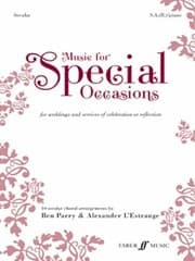 Tapa de Music For Special Occasions For Weddings And Services Of Celebration Or Reflection 10 Secular Choral Arrangements