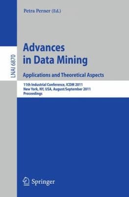 Tapa de Advances On Data Mining Applications And Theoretical Aspects