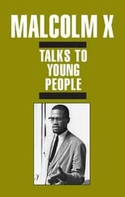 Tapa de Malcolm X talks to young people (pamphlet)