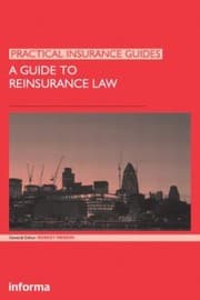 Tapa de A Guide To Reinsurance Law