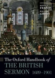 Tapa de The Oxford Handbook Of The British Sermon 16891901