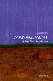 Tapa de Management A Very Short Introduction