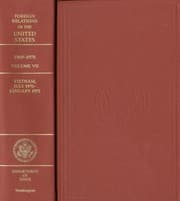 Tapa de Foreign Relations Of The United States 19691976