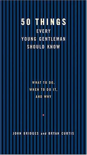Tapa de 50 Things Every Young Gentleman Should Know