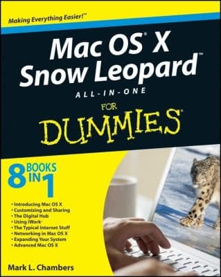 Tapa de Mac Os X Snow Leopard Allinone For Dummies