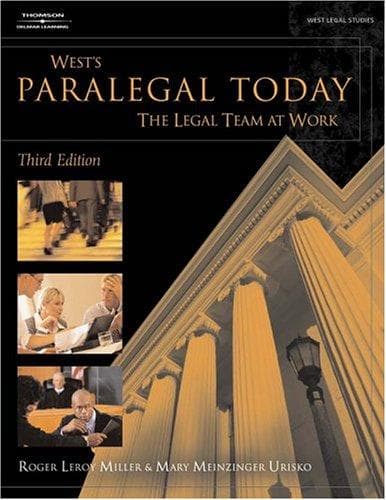Tapa de West's Paralegal Today