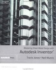 Tapa de Mastering Sheet Metal Design Using Autodesk Inventor