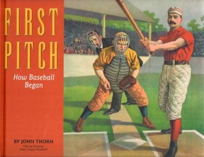 Tapa de First Pitch How Baseball Began