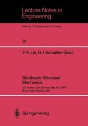 Tapa de Stochastic Structural Mechanics Us Austria Joint Seminar May 45 1987 Boca Raton Fla Usa