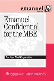 Tapa de Emanuel Confidential For The Mbe For Your Final Preparation