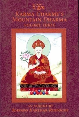 Tapa de Ri Chos Karma Chakmes Mountain Dharma