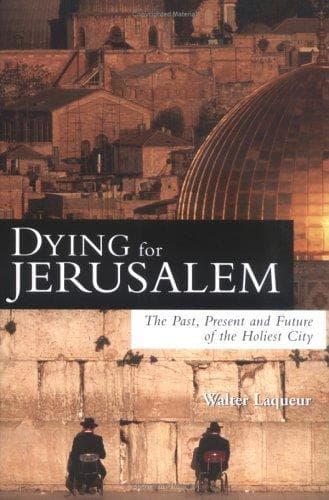 Tapa de "Dying for Jerusalem